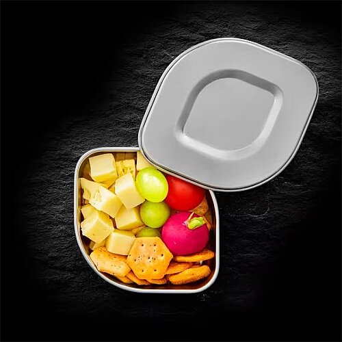 Lurch Snack Box Paslanmaz Çelik Fırınlanabilir Beslenme/Atıştırmalık Kabı, 350 ml - Lurch (1)