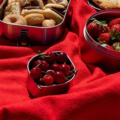 Lurch Snack Box Paslanmaz Çelik Fırınlanabilir Beslenme/Atıştırmalık Kabı, 350 ml - 5