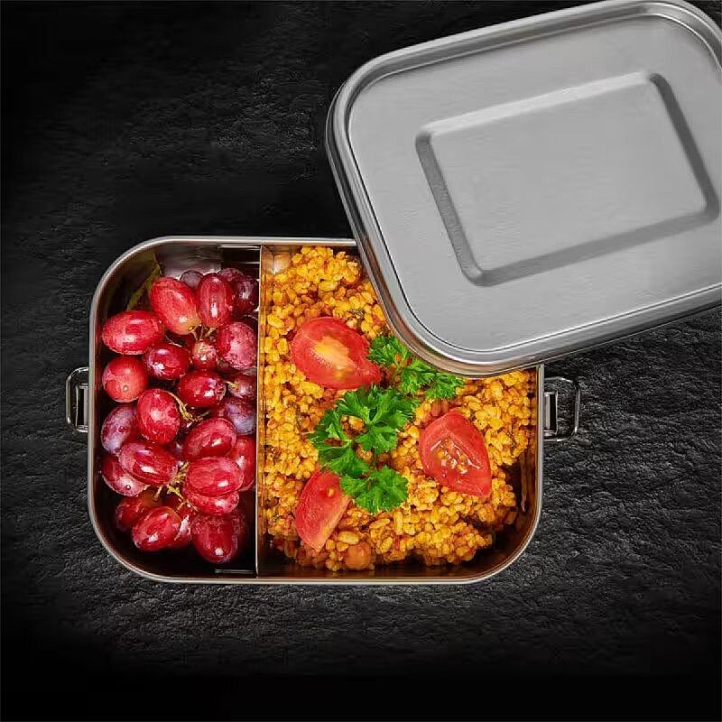 Lurch Snap Paslanmaz Çelik Fırınlanabilir Sızdırmaz Kapak Vakumlu Saklama Kabı, 800 ml - Lurch