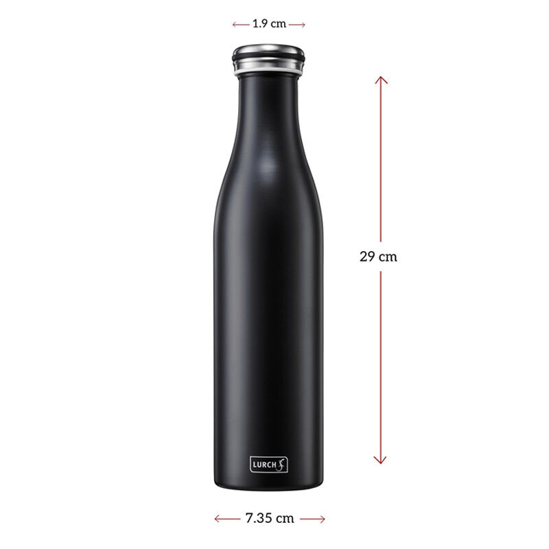 Lurch Thermos, 750 ml, Matte Black - Lurch