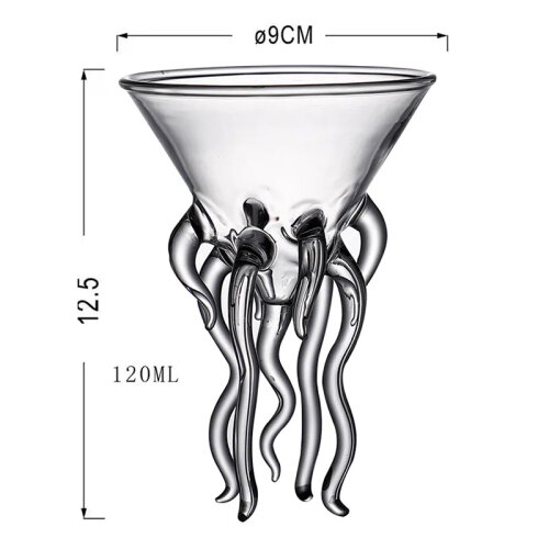 Luxegon Ahtapot Kokteyl Bardak, 120 ml - 8