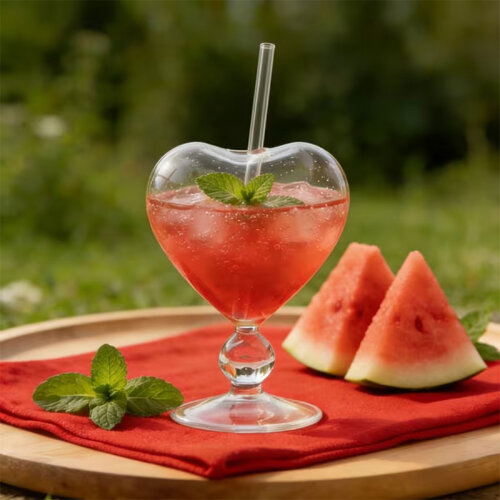 Luxegon Kalp Kokteyl Bardak, 220 ml - 5