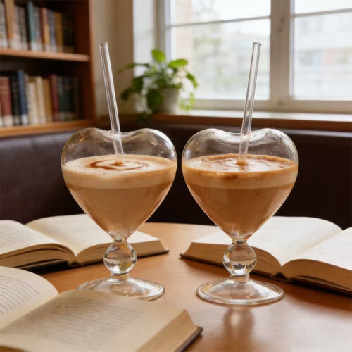 Luxegon Kalp Kokteyl Bardak, 220 ml - 6