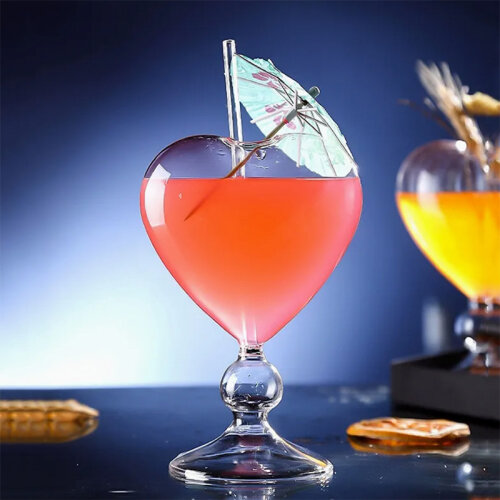 Luxegon Kalp Kokteyl Bardak, 220 ml - 7