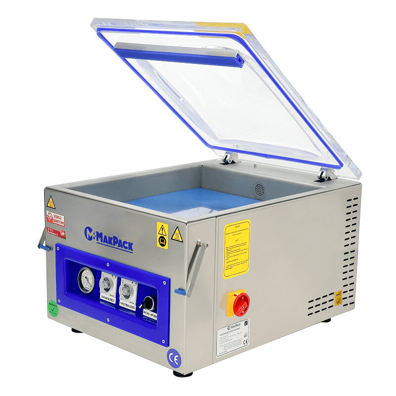MakPack MP-350 T1/S Vacuum Machine, Gluing Length 350 mm, 400x500x400 mm - MakPack