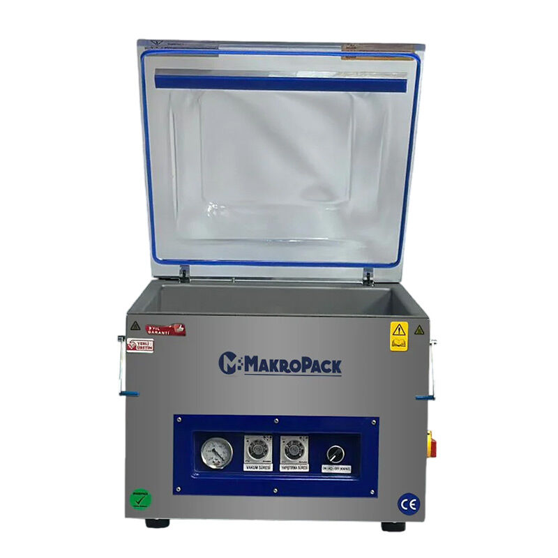 ماكينة تفريغ الهواء MakPack MP-450 T1/S، ماكينة تفريغ الهواء T1/S، طول الختم 440 مم، 690 × 560 × 500 مم - MakPack