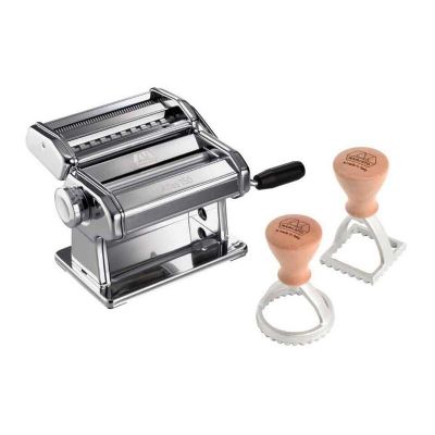 Marcato Atlas 150 Noodle Machine and 2 pieces of Stamps - Marcato