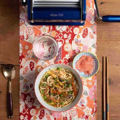 Marcato Atlas 150 Noodle Machine, Blue - Marcato