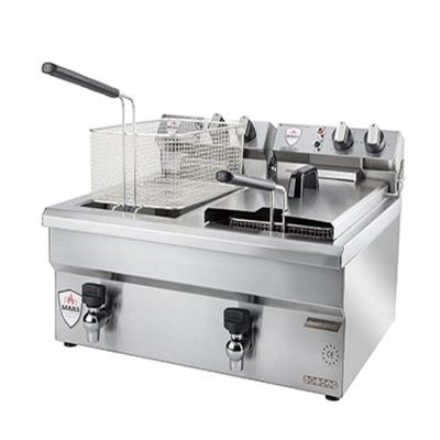 Mars MFR-10+10E Class Seri Fritöz, 10+10 L, 220 V, Elektrikli - 1