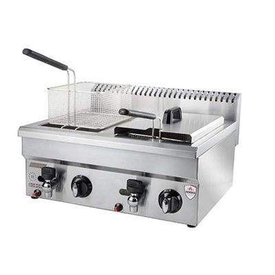 Mars MFR-10+10G Class Seri Fritöz, 10+10 L, Gazlı - 1