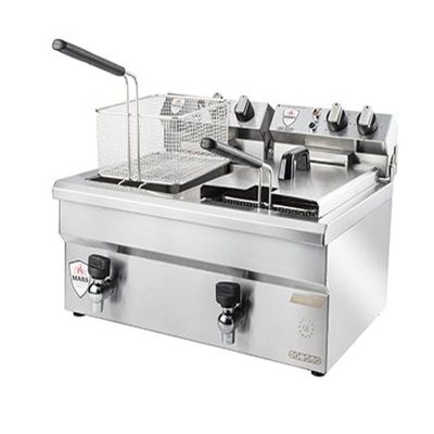 Mars MFR-60ET Class Seri Fritöz, 8+8 L, 380 V, Elektrikli - 1