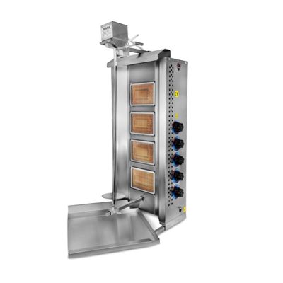 Mars UST-05G Üstten Motorlu 5 Radyanlı Döner Ocağı, Gazlı - 1