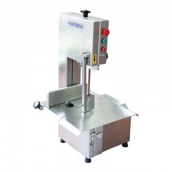 Mateka Meat-Bone Cutting Saw, Stainless Steel Body, 220V - Mateka