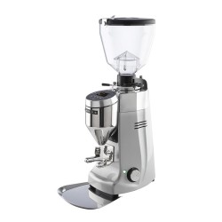 Mazzer كوني S طاحنة قهوة إلكترونية عند الطلب، فضي اللون - Mazzer