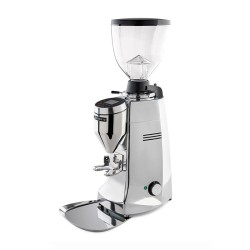 Mazzer روبور S طاحنة قهوة إلكترونية عند الطلب، ألومنيوم مصقول 
