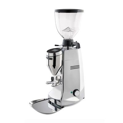 Mazzer Robur S Electronic On Demand Kahve Değirmeni, Parlak Alüminyum - 1