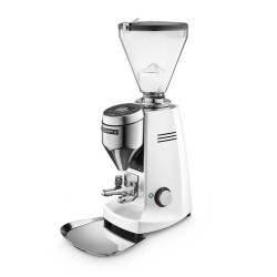 Mazzer مطحنة قهوة إلكترونية سوبر جولي في أب، أبيض - Mazzer