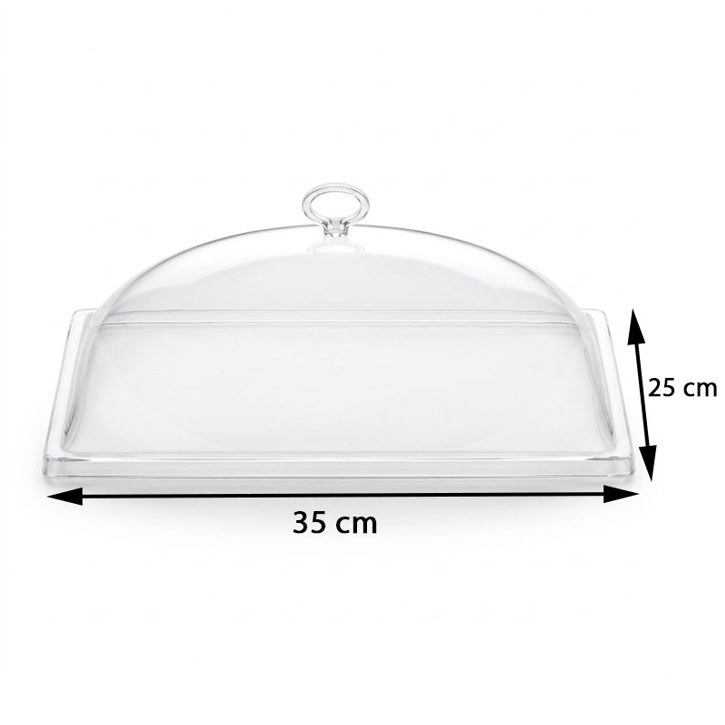 COPEN HAGEN25cm皿 Zicco K-2045 Akrilik Melamin Tepsi Kapağı, 25x35 cm Fiyat