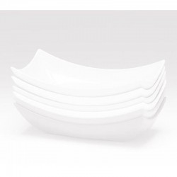 Zicco K-1523 Melamin Teşhir Tabağı, 14.5x28 cm, Beyaz - Zicco