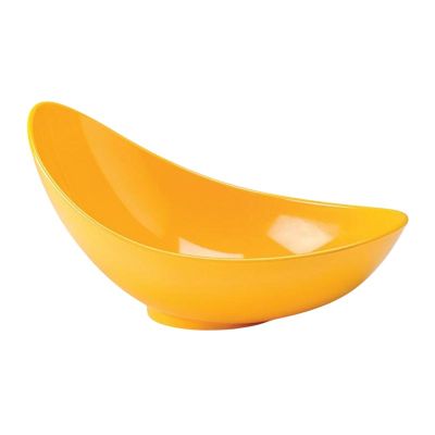 Zicco K-2048 Melamin Teşhir Kasesi, 36x22x11-17 cm, Beyaz - 1