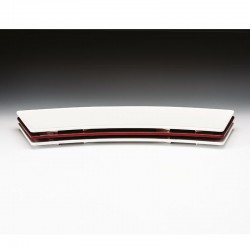 Zicco K-2015 Melamin Teşhir Tabağı, 19x56 cm, Beyaz - Zicco