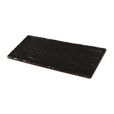 Zicco K-2052 Melamin Teşhir Tabağı, 19x64.5 cm, Siyah - 1