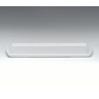 Zicco K-2053 Melamin Teşhir Tabağı, 15x35 cm, Beyaz - 1