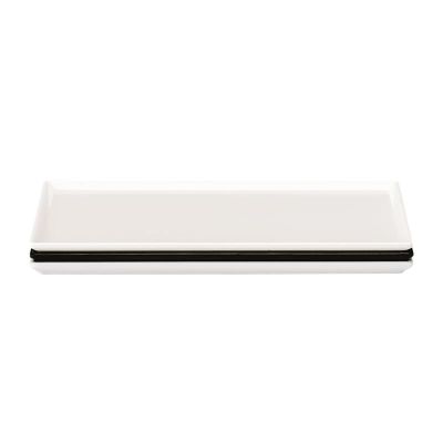 Zicco K-2044 Melamin Teşhir Tabağı, 18x35 cm, Beyaz - 1