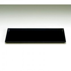 Zicco K-2044 Melamin Teşhir Tabağı, 18x35 cm, Siyah - Thumbnail