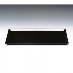 Zicco K-2045 Melamin Teşhir Tabağı, 25x35 cm, Siyah - Thumbnail