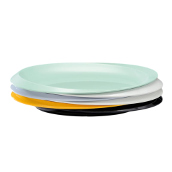 Zicco K- Melamin Kayık Model Teşhir Tepsi, 31x47x4 cm, Beyaz - Zicco