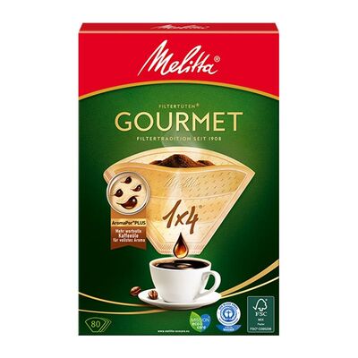 Melitta 1x4 Gourmet Kahve Filtre Kağıdı - 1