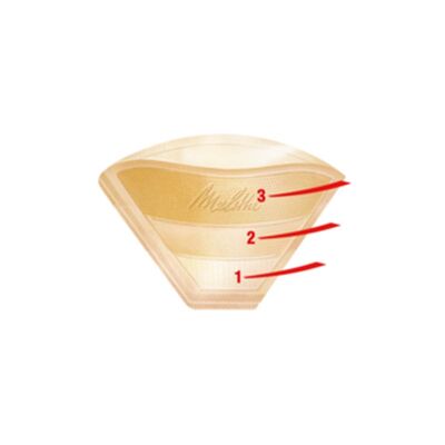 Melitta 1x4 Original Kahve Filtre Kağıdı, Beyaz - 2