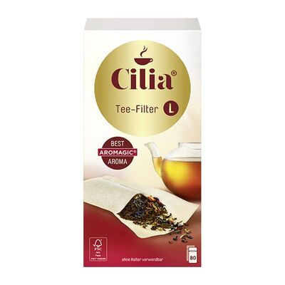 Melitta Cilia Çay Filtresi, Büyük Boy, 80 Adet - 1