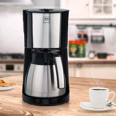 Melitta Enjoy Top Therm 1017-08 Filter Coffee Machine, Black - Melitta