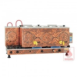 Meşale Antique Tea Boiler, Smart, Full Electric, 5 Teapot - Meşale