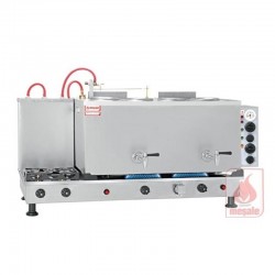 Meşale Inox Classic Tea Boiler, Full Electric, 4 Teapot - Meşale