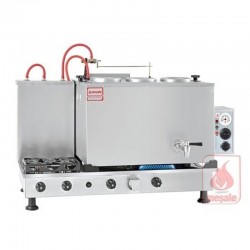 Meşale Inox Turbo Max Tea Boiler, Full Electric, 3 Teapot - Meşale