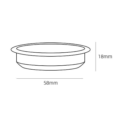 MHW-3Bomber BB5497 Espresso Makinesi Kör Sepet, 58 mm - 6