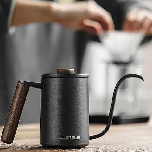 MHW-3Bomber BK5992B Planet Hand Brewing Kettle, 400 ml, Mat Siyah - 3