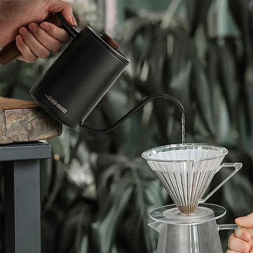 MHW-3Bomber BK5992B Planet Hand Brewing Kettle, 400 ml, Mat Siyah - 6