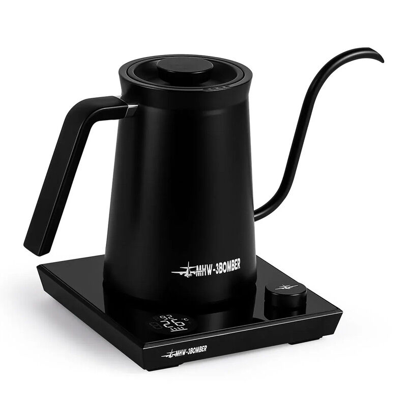 MHW-3Bomber BK6054B-OS Pour Over Heat Adjustable Kettle, 600 ml, Electric, Black - MHW-3Bomber