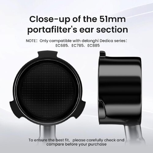 MHW-3Bomber BP7024D3-OS Delonghi Astra Collection Bottomless Portafilter, 51 mm - 3