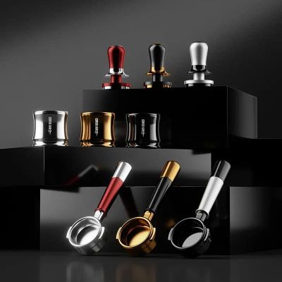 MHW-3Bomber BP7027R-OS FlowLight Collection Floorless Portafilter, 58 mm, Red - MHW-3Bomber