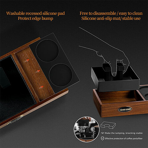 MHW-3Bomber CH5434 Multifonksiyonel Knock Box ve Tamper İstasyonu, 51-58 mm - 11