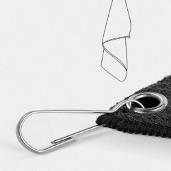 MHW-3Bomber CT5304B Hand Towel with Hanger Hook, 30x25 cm - 3