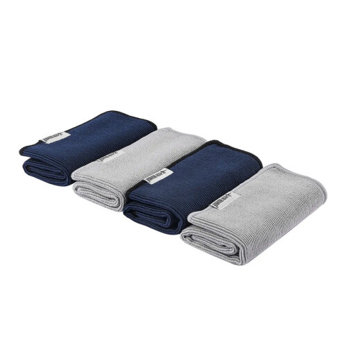 MHW-3Bomber CT5322 4'lü Askı Kancalı El Havlusu, 28x28 cm, Mavi Gri - 1