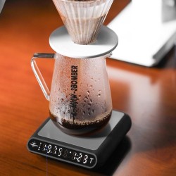MHW-3Bomber ES5486B Formula Digital Coffee Scale, 130x150x28 mm, Black - 5