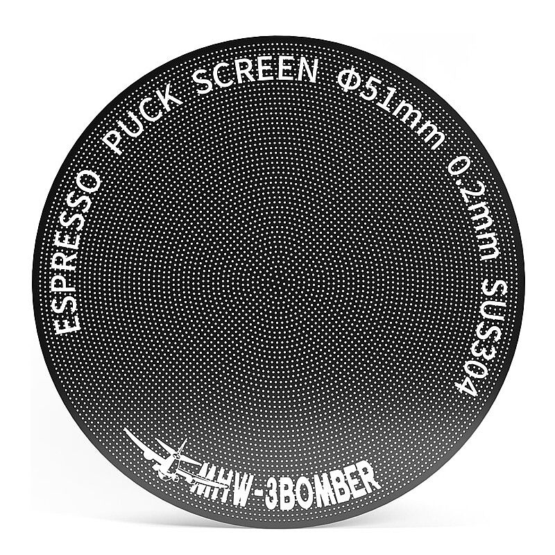 MHW-3Bomber FG5640 Titanyum Espresso Puck Screen, 51 mm, Siyah - MHW-3Bomber
