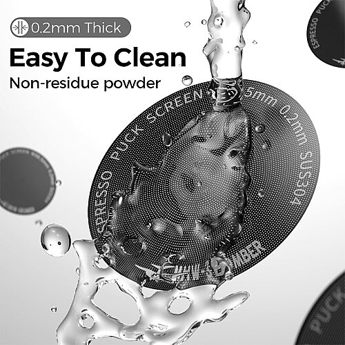 MHW-3Bomber FG5640 Titanyum Espresso Puck Screen, 51 mm, Siyah - 3